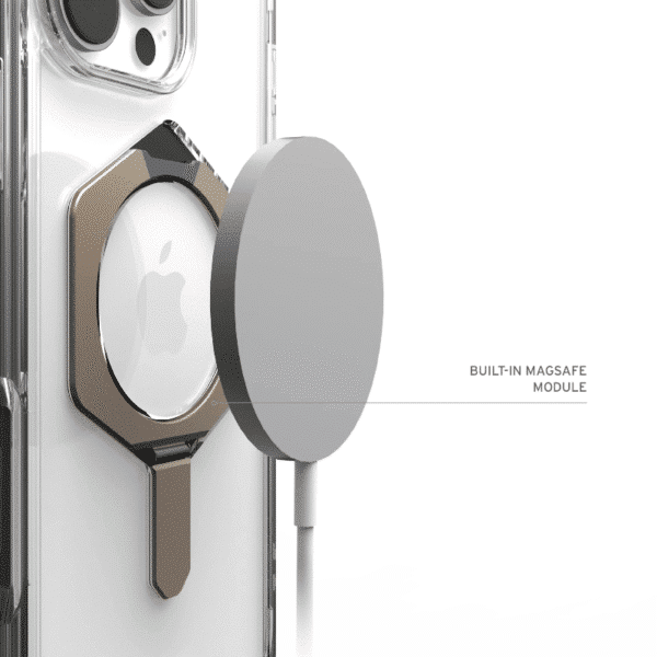 支架全透款 iPhone 12-17 ProMax系列 磁吸耐衝擊保護殼 (MagSafe 手機殼)