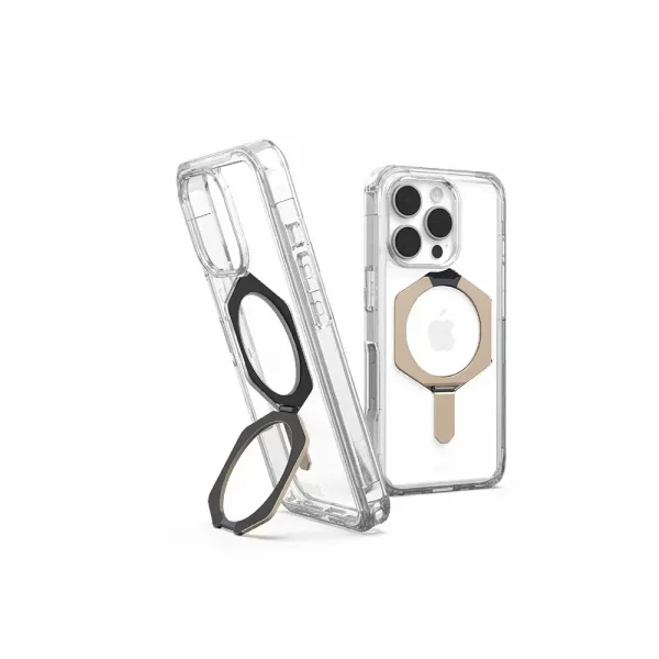支架全透款 iPhone 12-17 ProMax系列 磁吸耐衝擊保護殼 (MagSafe 手機殼)
