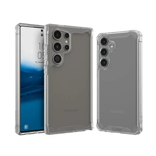 全透款 適用 三星 S22-S25 Ultra 系列 耐衝擊保護殼-全透明