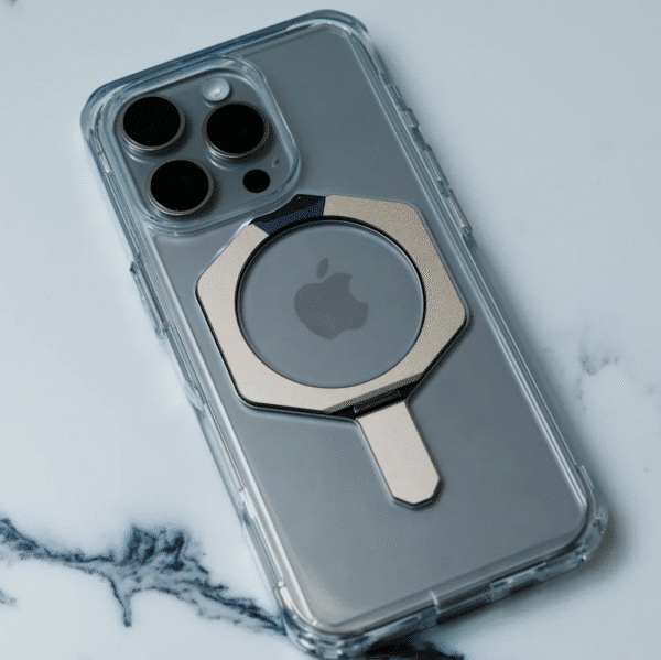 支架全透款 iPhone 12-17 ProMax系列 磁吸耐衝擊保護殼 (MagSafe 手機殼)